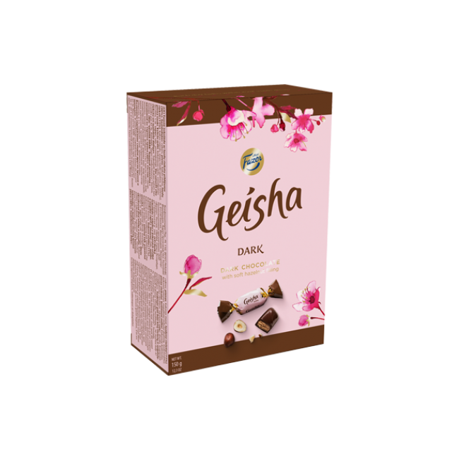 Geisha Oscuro Chocolates con blanda Avellana Relleno 150g by Karl Fazer 